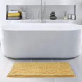 thumbnail image 2 of Large Chenille Bathroom Rugs Mat 36"x24", Non-Slip Bath Ma for Bathroom Floor & BathTub, Washable Shower Shag Bath Rugs, Soft Fluffy Thick Water Absorbent Microfiber Shower Mat, Yellow, 2 of 6