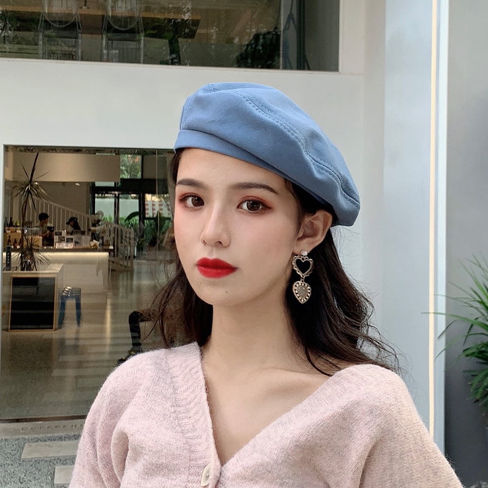 Women Beret Hat Cloth Beret French Beret Artist Beret Cap  display picture 1