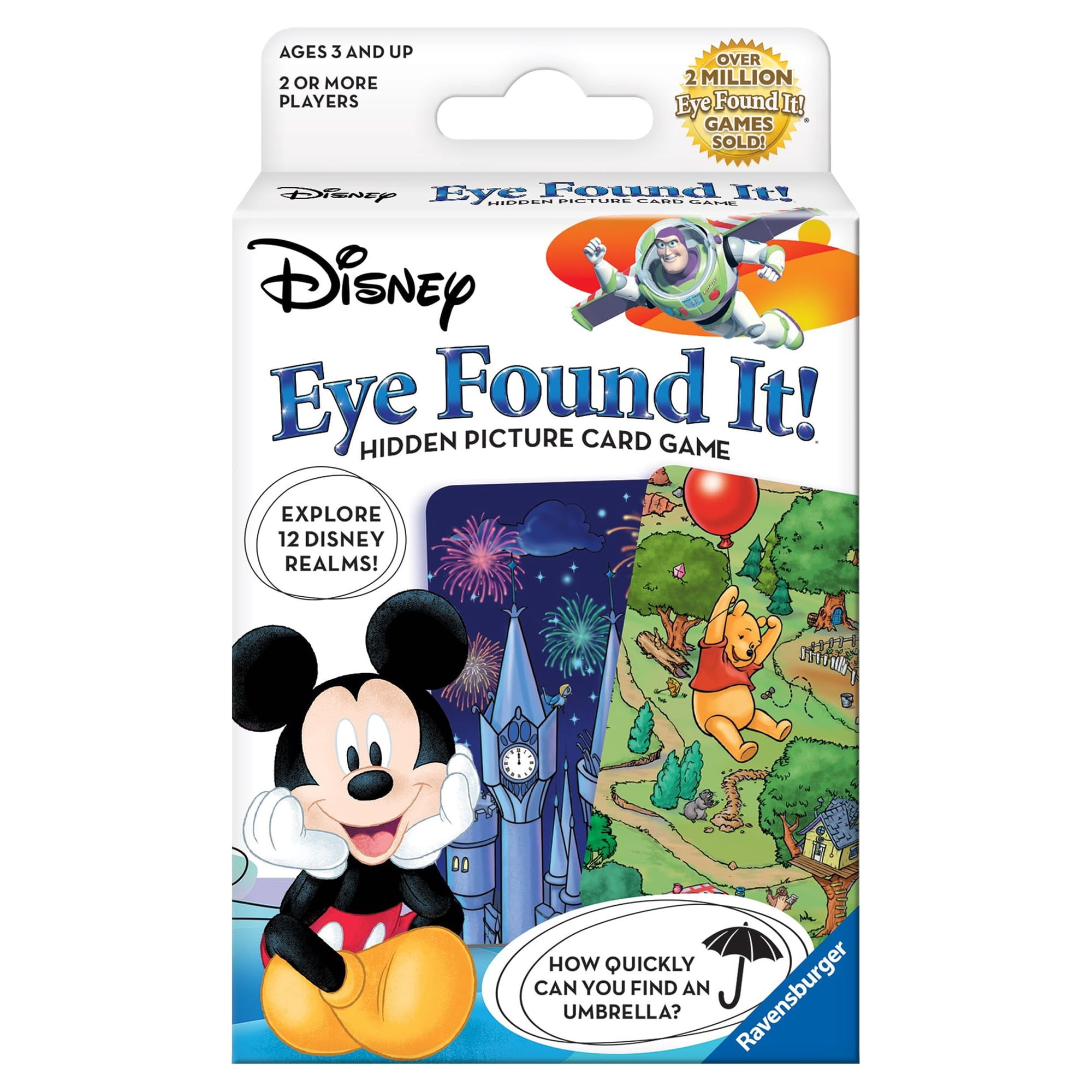 Ravensburger Disney Eye Found It! Hidden Picture Card Game for Preschoolers Ages 3 & up | 2+ Players