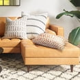 thumbnail image 3 of Polka Dot Pillow Covers Set of 2 Tangerine Cream Throw Pillows 12x20 in Outdoor Boho Design Brush Strokes Decorative Pillowcase Square Cushion Cover Linen Pillow Case for Home Sofa Couch Bed, 3 of 6