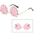 thumbnail image 4 of Gafas de sol Sunnimix de concha sin montura estilo Mod para mujer, 4 of 7