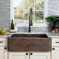 thumbnail image 2 of Erik 30 Inch Copper Farmhouse Apron Sink, 2 of 2