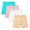 Multicolor 2, variant on Teen Girls Bike Shorts Cotton Basic Cartwheel Dance Shorts Pack of 4