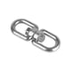 thumbnail image 1 of Gancho de ojo giratorio Anillos de cadena para perros Anillos de grillete giratorios de ojo a ojo Conector para 6 mm, 1 of 9