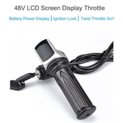 Electric Brushless DC Motor Kit, 48V 2000W High Speed Motor 4300RPM , with 15 Mosfet 33A BLDC Controller, Battery Display LCD Throttle, Electric Scooter Motorcycle Dirt Bike Mid Drive Motor