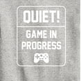 thumbnail image 3 of Instant Message - Quiet Game In Progress - Toddler & Youth Crewneck Fleece Sweatshirt, 3 of 6