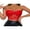 Red, variant on Gureui Women's Bustier Tube Tops, Embroidery Flower See Through Off Shoulder Bodycon Club Party Tank Tops Dailywear