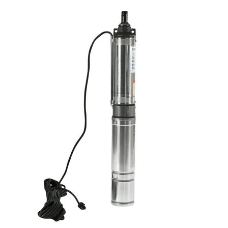 Submersible Deep Well Pump OD Pipe  Stainless Steel Water Pump 1.25" Outlet Submersible Bore Pump for Industrial and Home Use
