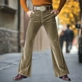 thumbnail image 3 of Men's Vintage 60s 70s Bell Bottom Pants, Classic Comfort Flared Jeans Retro Disco Outfits for Theme Parties and Events (Without Belt),Coffee,XL, 3 of 6
