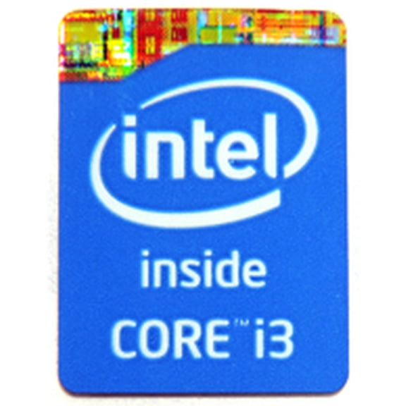 Intel Core i3 Inside Sticker 16 x 21mm / 5/8" x 7/8" [769]