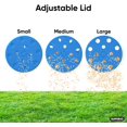 thumbnail image 5 of Superio Hand Spreader and Shaker for Seed, Salt, Ice Melter, Blue (2 Pack), 5 of 5