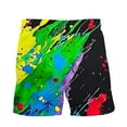 thumbnail image 5 of lcziwo Men's Swim Trunks Beachwear 2025 Summer Casual Drawstring Elastic Waist Board Shorts Hawaiian Beach Vacation Shorts with Pockets Fall Savings Multicolor XXL, 5 of 8