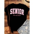thumbnail image 3 of 【New Arrival】Senior Class of 2027 Floral Graduation T-Shirt – Commemorative Unisex Tee, 3 of 7