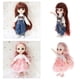 thumbnail image 1 of 2x 16cm Doll Jointed Girls Eyes Maquillaje Facial Peluca Ropa Conjunto Completo Hugo  muñeca bjd de 16 cm, 1 of 10