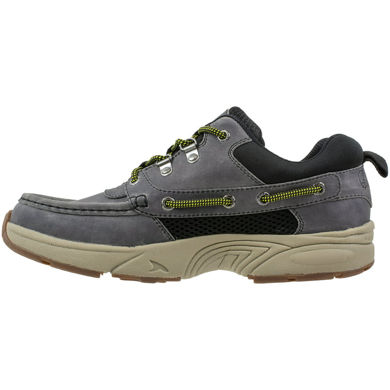 Rugged Shark Bill Dance Pro Boat Shoe Premium Leather And Comfort Fishing Outdoor Grey Men S Size 9 5 Com
