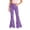 D142 Purple, variant on JFTTX Big Girls Flared Pants Star Graphic Pants for Girls Slim Fit Fall Trendy Trousers with Pockets