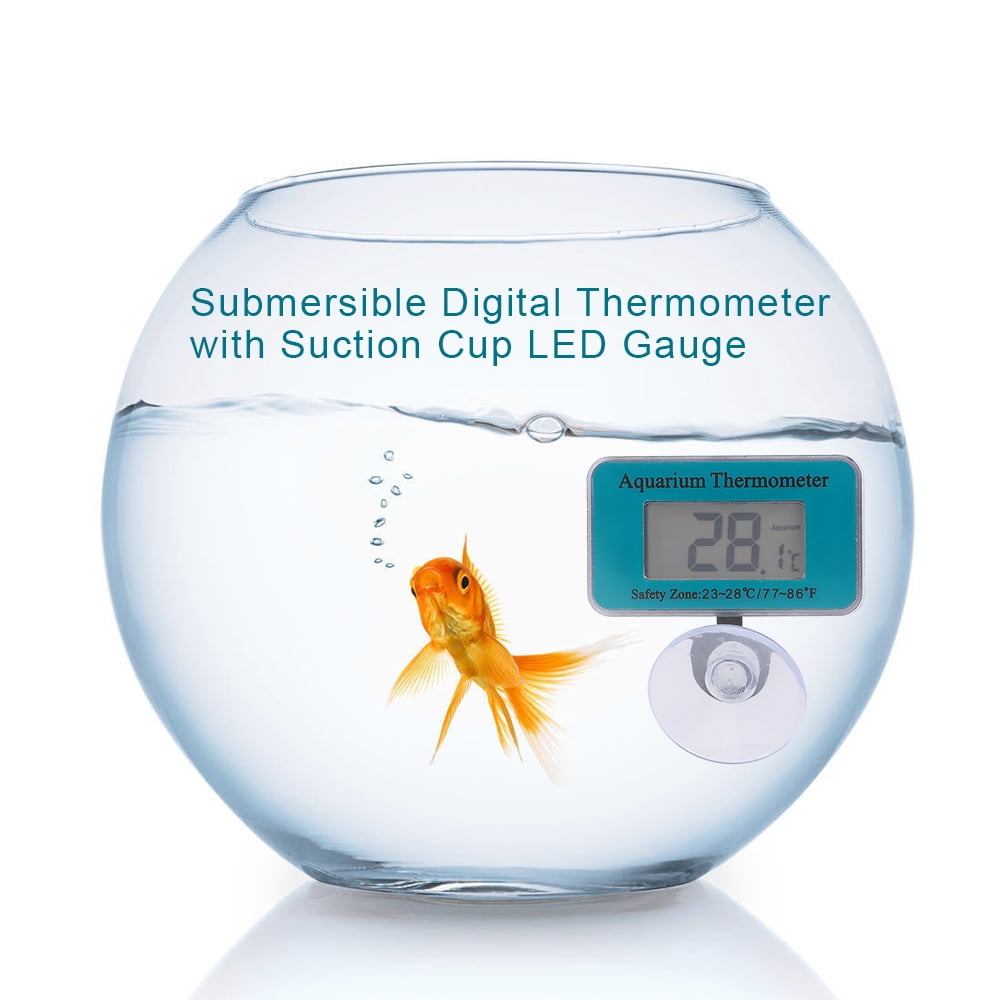 YS88 Instant Read Aquarium Digital Thermometer Waterproof Submersible
