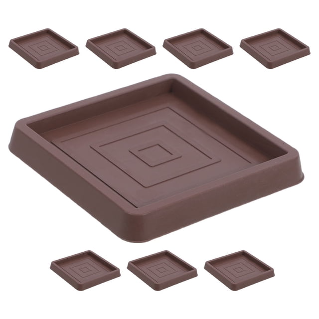 UPGRATOR 8Ud Tapones Antideslizantes Para Muebles De Goma Duradera En Color Marrón Para Protección Diaria