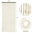 thumbnail image 4 of ANMINY Wooden Bead Door Curtain String Door Curtain 35''x75'' Boho Room Divider Home Decor For Doorway Porch Bedroom Living Room Bathroom Kitchen, Wood, 52 strands, 4 of 7