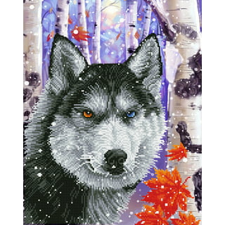 YALKIN 5D Diamond Painting Kits for Adults DIY Large Animal Full Round  Drill (27.56 x 15.7 inch) Embroidery Pictures Arts Paint by Number Kits  Diamond Dotz Painting for Home Wall Decor 