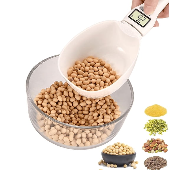 Electronic Measuring Spoon with Conversion - Digital Kitchen Spoons Scale - Food Measuring Scoop Scales - Multi-functional Spoon with Adjustable Scale 800g/0.1g, Digital Cup Scoop Spoon
