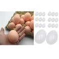 thumbnail image 4 of Paquete de 15 Huevos de simulación de plástico realista Sunnimix 20 piezas, 4 of 8