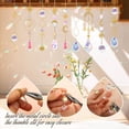 thumbnail image 4 of 400 Atrapasoles de Cristal, Atrapasoles con Cristales, Kits de Manualidades para Adultos, con Creador de Arcoíris, Prisma y Colgantes Dorados, 4 of 5