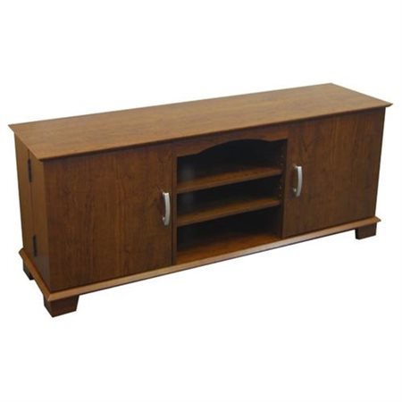 Wood Brown TV Stand With Storage For TVs Up To 65 Walmartcom