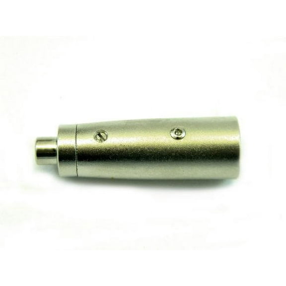 MICROPHONE ADAPTER STANDARD RCA JACK TO 3 PIN MALE XLR STYLE JACK