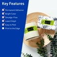 thumbnail image 3 of Avery Printable Rectangle Labels, Bright Green, 5/8" x 3", 320ct, 3 of 11