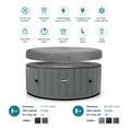 thumbnail image 2 of Wave ATLANTIC, Inflatable Hot Tub & Spa, all Integrated, efficient, 6 Person Hot Tub & Spa, Round: GREY RATTAN., 2 of 5