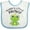 White and Blue, variant on Inktastic Mommy's Little Prince Cute Frog Boys Baby Bib