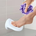 thumbnail image 4 of LANFENG Shower Step - Shower Foot Rest for Shaving Legs, No-Hole Design, Strong Suction Cup, Non-Slip Bathroom Foot Pedal for Inside Shower Shaving Legs (1Pc), 4 of 7