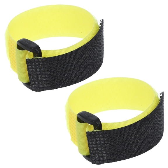 NICEXMAS 2Pcs Vibrant Yellow Adjustable Rooster Collar for Noise Free Chicken Use