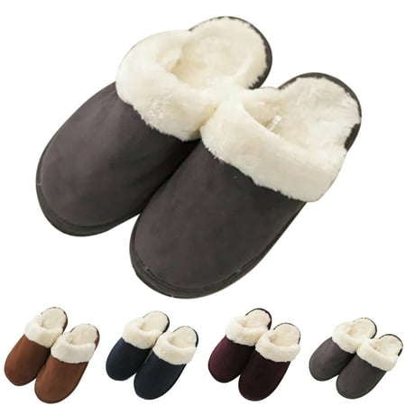 

Indoor Slippers Non-slip Snowflake Decor House Shoes Home Shoes for Women & Men
