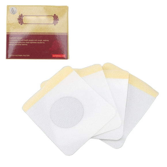 4pcs Cough Patch Cough Relief Chest Cold Suppressant Sticker Acupoint Physiotherapy Patch