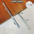 thumbnail image 6 of 2Pc Floating Shelf Kit Concealed Metal Wall Mount Support Pins Bracket, 6 of 7