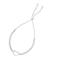 thumbnail image 2 of Jewelstop Sterling Silver Polished Finish Heart Bead Friendship Bracelet with Drawstring Clasp - 9.25", 2 of 4