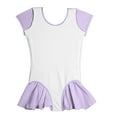 thumbnail image 6 of LLYwey Tea Party Dresses for Girls, Plus Size Long Dresses for Girls Summer Crew Neck Short Sleeve Pocket Casual Sundress, By-8, Purples, 3T, 6 of 8