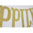 thumbnail image 6 of Happily Ever After Glitter Bunting Banner, Engagement,Bridal Shower, Wedding Party Decorations (Gold), 6 of 6