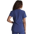 thumbnail image 5 of Cherokee Scrubs Top For Women Snap Front Henley CK749A, 5 of 5