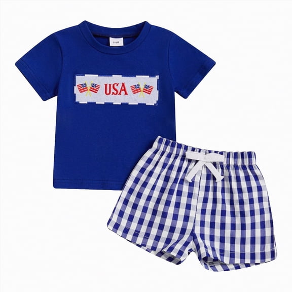 Teen Boy Clothes Toddler Baby Set Kids Spring Summer Embroidery Prints Sleeveless Training 6 12 18 24Months 2T 3T Pajama T-shirt Shorts 2 Piece