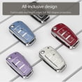 thumbnail image 7 of Key Fob Cover Compatible with Fit for Audi A3 A4 A6 RS3 S1 S3 Q3 Q5 Q7 TT, Keychain, Soft TPU, 360 Protection, Key Case, Remote Key Holder, Keychain Case Holder Protector,Black, 7 of 7