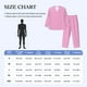 thumbnail image 4 of Balery Pink Pijama para Hombre de Dos Piezas con Manga Larga, Conjunto de Dormir y Descanso Suave con Bolsillos-Small, 4 of 7