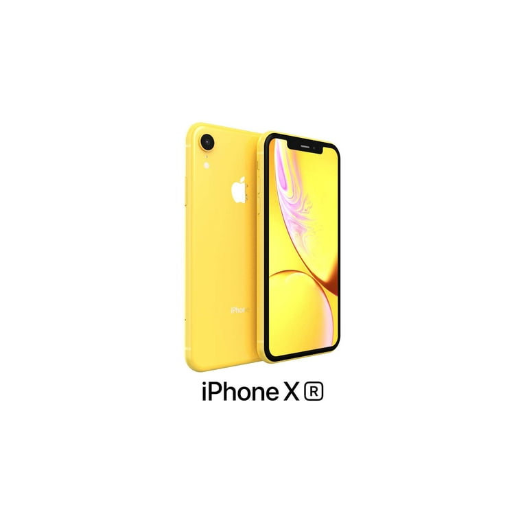Restored Apple iPhone XR Fully Unlocked Yellow 64GB (Refurbished 
