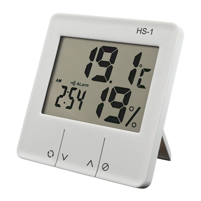 Higrómetro digital Termómetro interior Termohigrómetro de pantalla grande para habitaciones