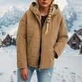 thumbnail image 2 of Winter Coats for Women Style Oversize Zip Up Hooded Long Sleeve Coat With Pockets For Casual Outdoor Wear Comfort And Warmth In Cold Weather Fashion Outerwear Winter Jackets for Women, 2 of 9