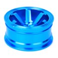 thumbnail image 2 of RC Car Wheel Rim, RC Car Wheel Hub, Compact Size 4pcs RC Model Car For 1/10 Flat Running Drift RC Car Blue, 2 of 8