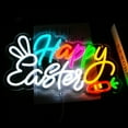 thumbnail image 6 of UPONRAY Happy Easter Neon Signs, 15.7"*8.6" Dimmable & USB-Powered LED Neon Light, Stylish Wall Decor for Easter Party, Home, Shop, Restaurant, Bar, 6 of 9