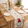 thumbnail image 3 of Farmhouse Gnomes Table Runner - 72 Inch Long, Kitchen Dining Table Runner Dresser Scarves, Vintage Pastoral Daisy Floral Country Farmhouse Decor for Coffee Tables Wedding Party Banquet, 3 of 8